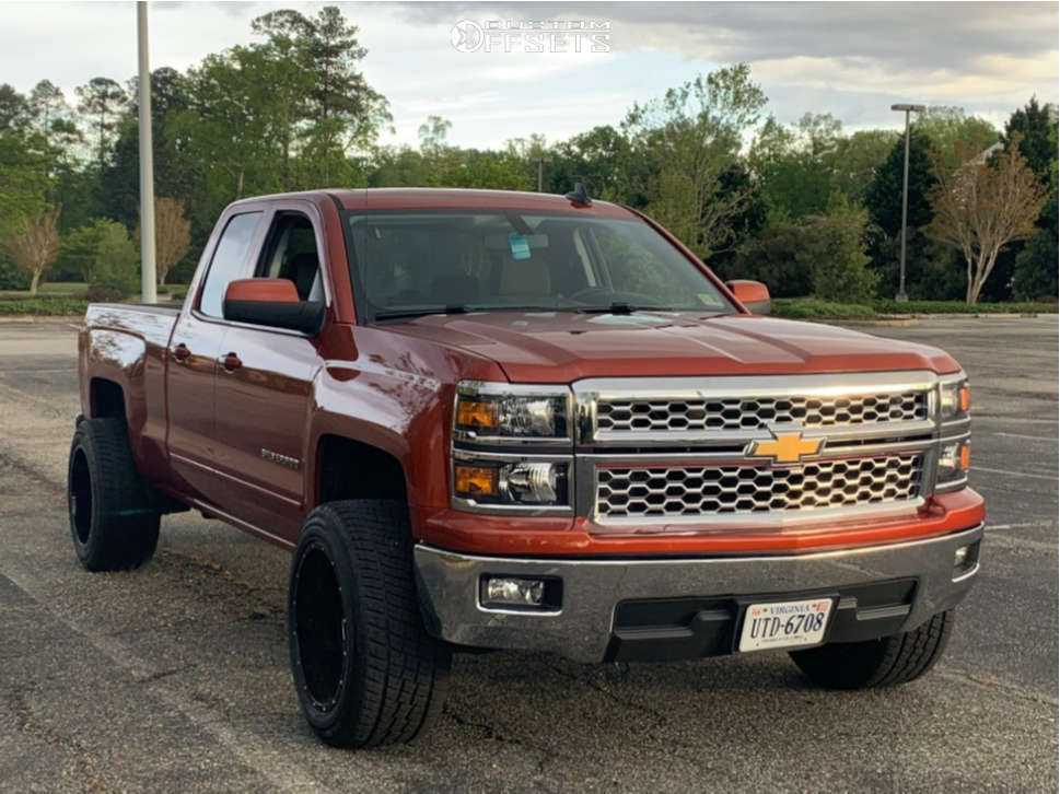 2015 Chevrolet Silverado 1500 with 20x12 -44 DWG Offroad Dw13 and 305 ...