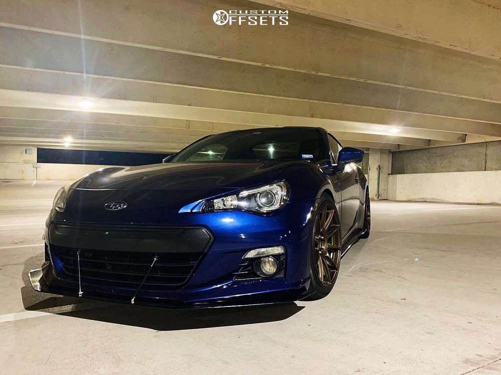 2013 Subaru BRZ with 18x8.75 35 XXR 527 and 225/40R18 Hankook