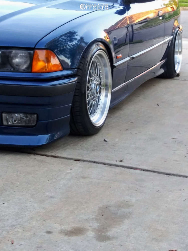 1998 BMW 328i with 17x8.5 15 JNC Jnc004 and 215/40R17 Michelin Pilot