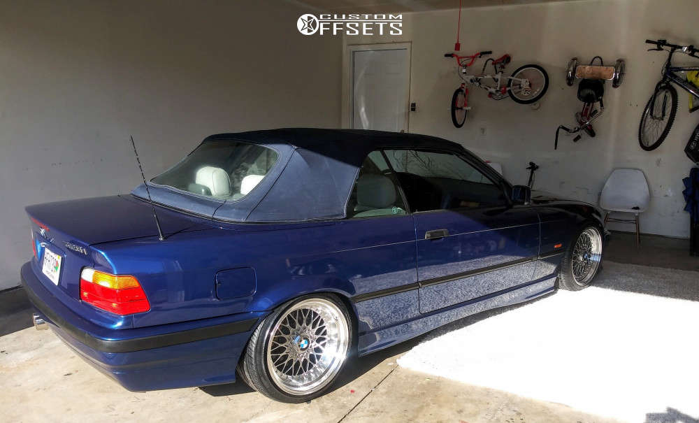 1998 BMW 328i with 17x8.5 15 JNC Jnc004 and 215/40R17 Michelin Pilot