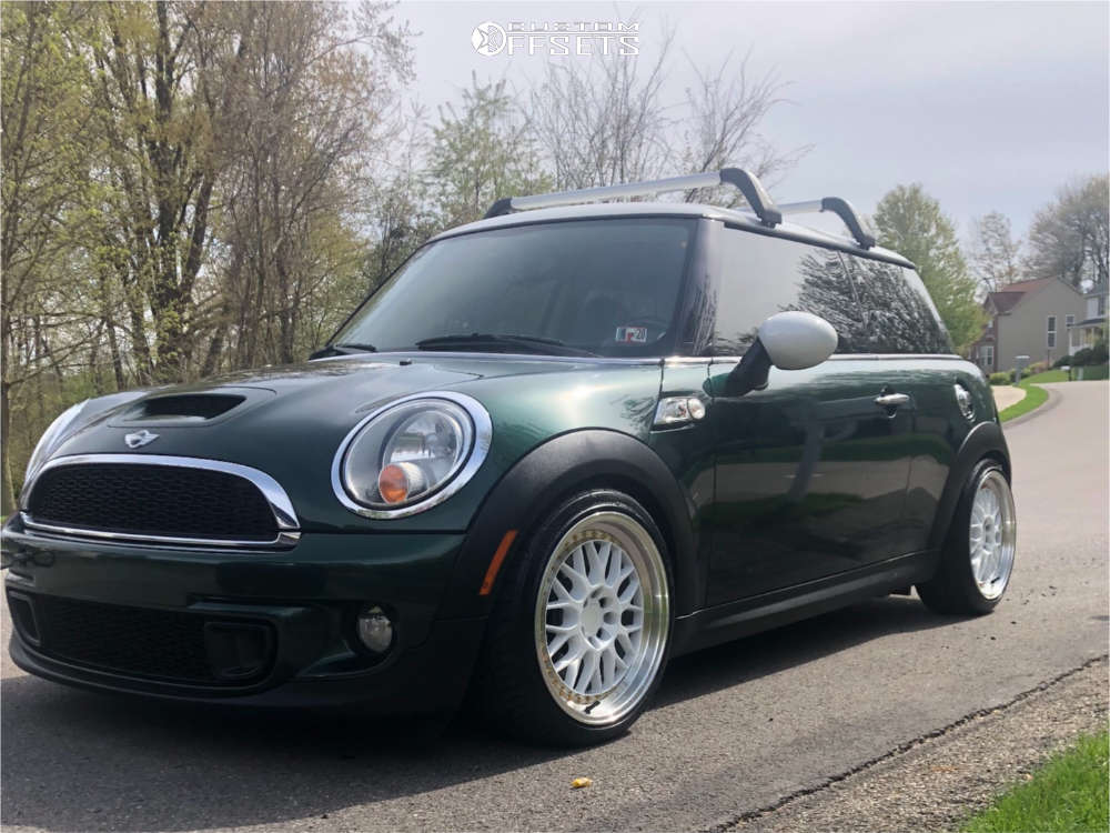 2012 Mini Cooper with 17x8 35 Aodhan Ah02 and 205/40R17 Nitto Neo Gen ...