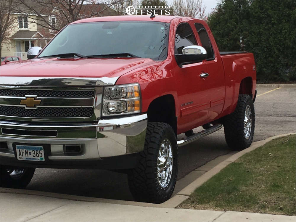 2013 Chevrolet Silverado 1500 with 20x9 20 Fuel Krank and 35/12.5R20
