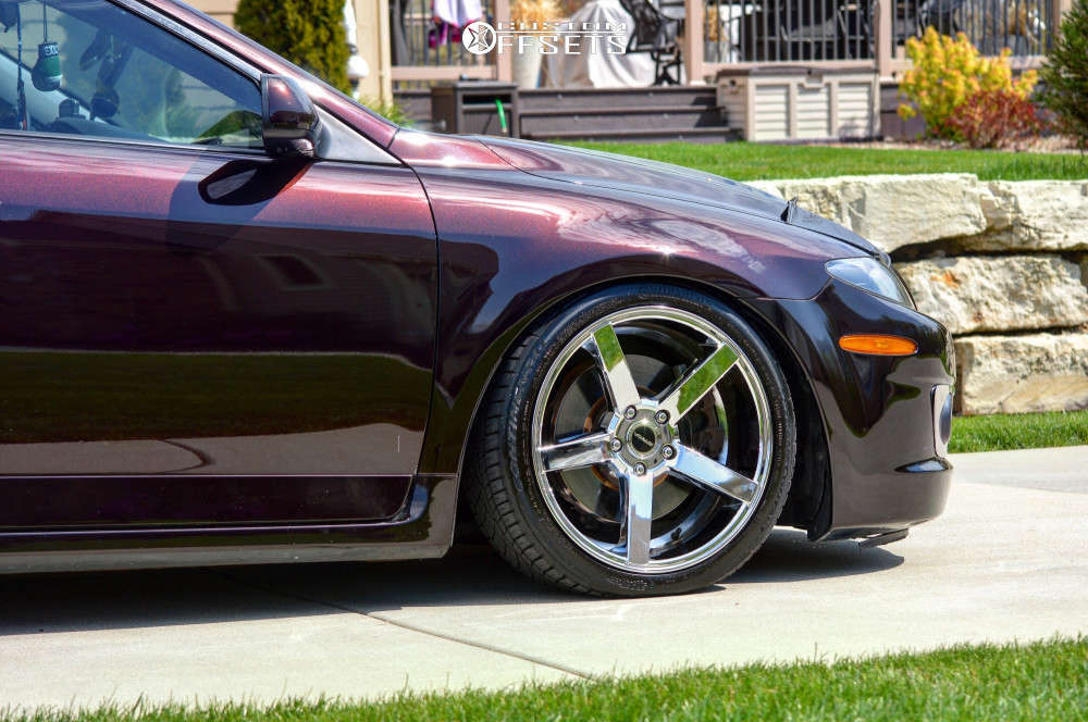 2006 Mazda MazdaSpeed6 with 18x8.5 40 Strada Perfetto and 225