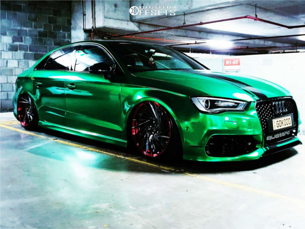 2015 Audi S3 Tucked Air Suspension Custom Offsets