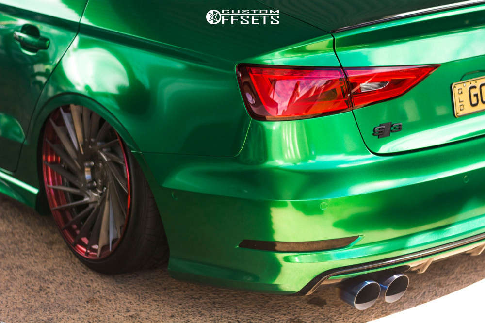 2015 Audi S3 Tucked Air Suspension Custom Offsets