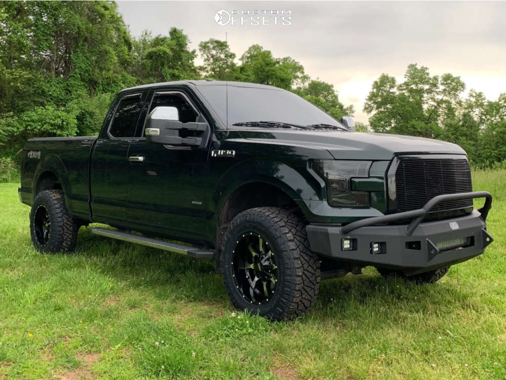 2015 Ford F-150 with 18x10 -24 Moto Metal MO970 and 285/65R18 Nitto ...