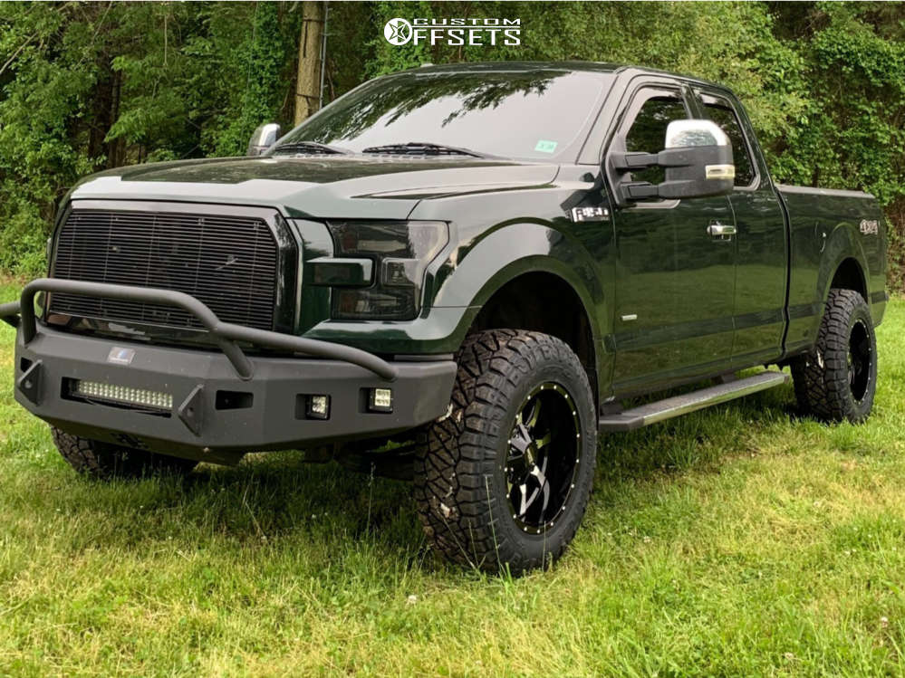 2015 Ford F-150 with 18x10 -24 Moto Metal MO970 and 285/65R18 Nitto ...