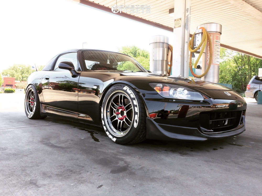 2004 Honda S2000 with 17x9 45 Enkei RPF1 and 235/45R17 Nitto Nt555 G2 ...