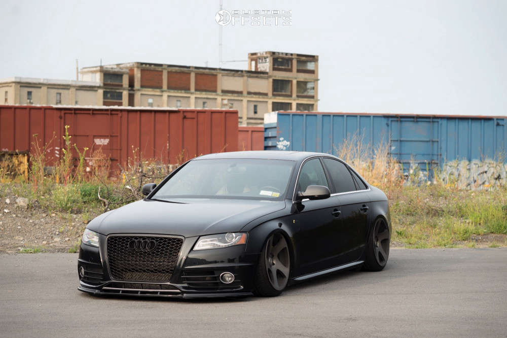 2010 Audi S4 Wheel Offset Tucked Air Suspension 700299 Custom Offsets