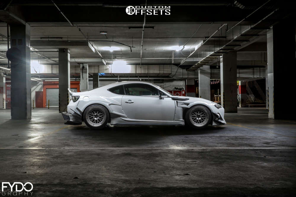 Tucking Rear 86 2013 Toyota 86 Tucked Coilovers | Custom Offsets