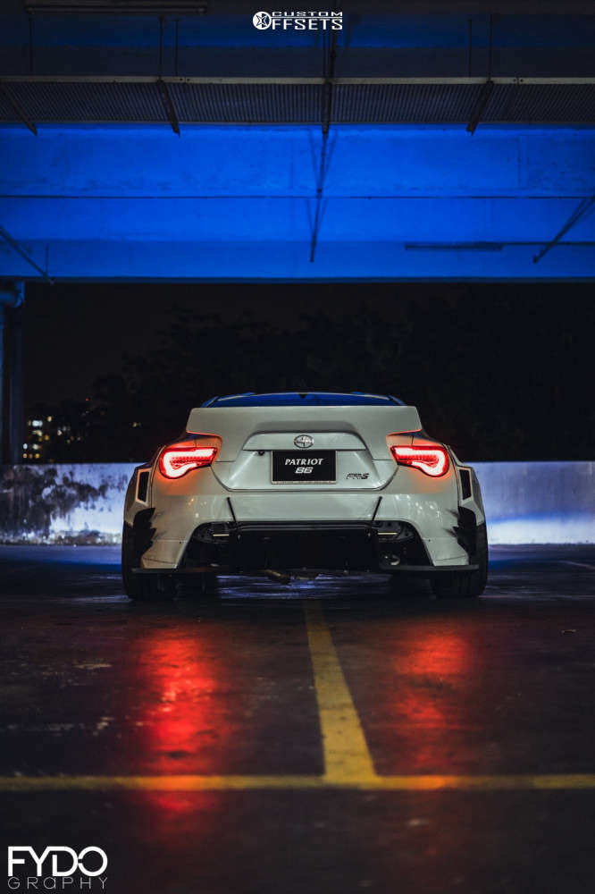 Tucking Rear 86 2013 Toyota 86 Tucked Coilovers | Custom Offsets