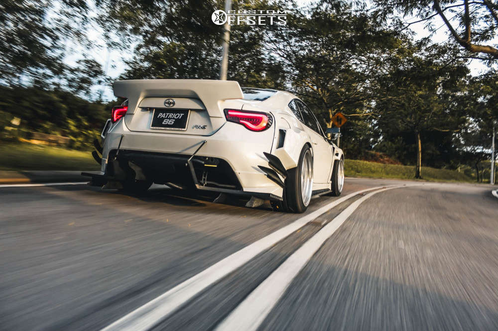 Tucking Rear 86 2013 Toyota 86 Tucked Coilovers | Custom Offsets