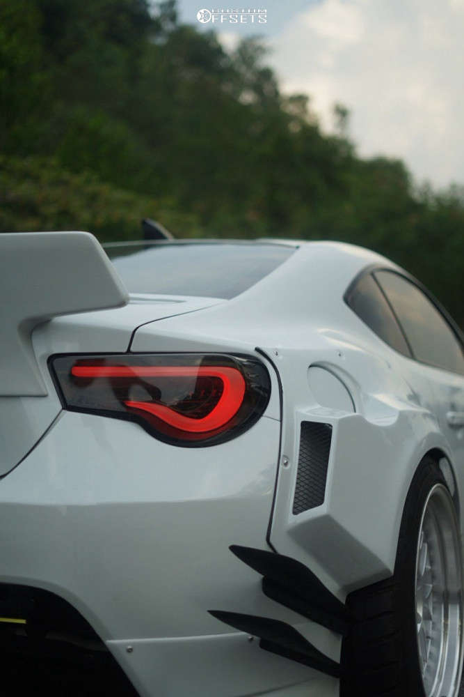Tucking Rear 86 2013 Toyota 86 Tucked Coilovers | Custom Offsets