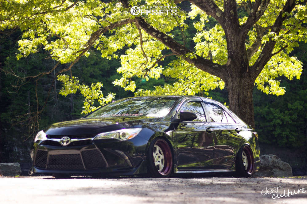 2017 Toyota Camry with 18x10.5 6 CCW Lm5t and 225/40R18 Hankook S1