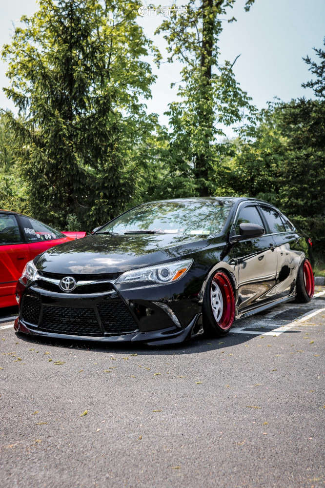 2017 Toyota Camry with 18x10.5 6 CCW Lm5t and 225/40R18 Hankook S1