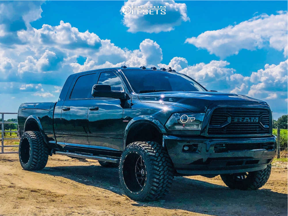 18 Ram 2500 Wheel Offset Super Aggressive 3 5 Leveling Kit Custom Offsets