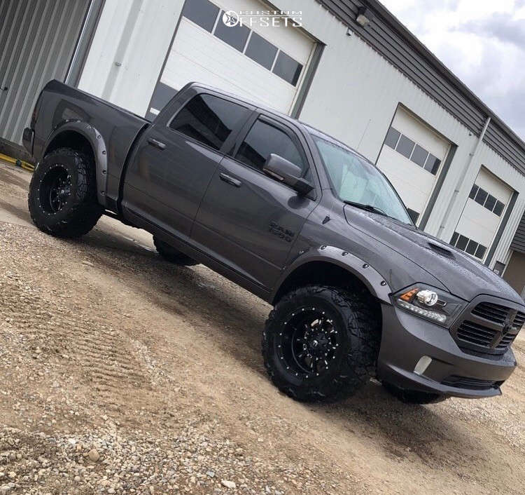 2014 Ram 1500 with 20x12 44 Fuel Krank and 37/13.5R20 Nitto Mud