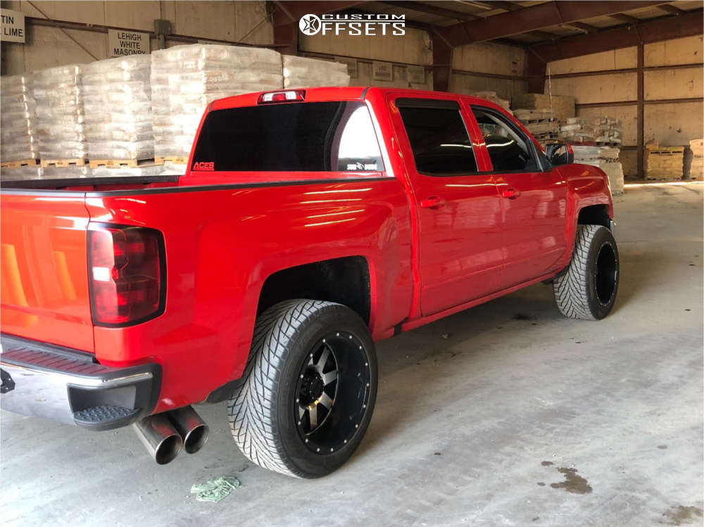 2018 Chevrolet Silverado 1500 with 20x12 44 Gear OffRoad Big Block