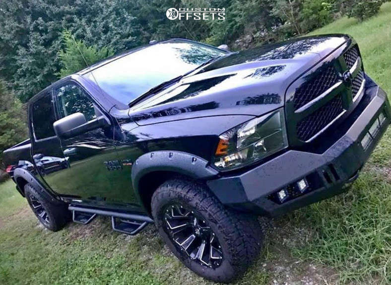 2016 Ram 1500 with 20x12 44 Fuel Assault and 35/12.5R20 Nitto Terra