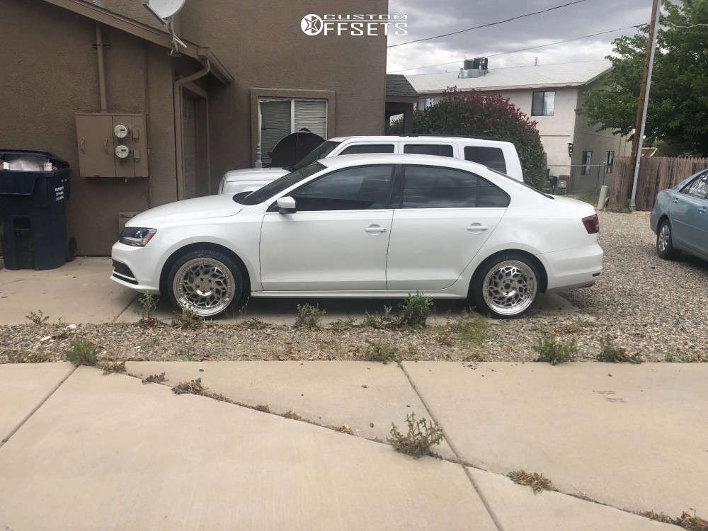 2017 Volkswagen Jetta with 18x8.5 40 Regen5 R32 and 215/35R18 Falken