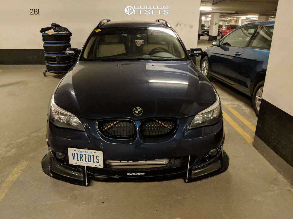Style 95 2008 BMW 535xi with 19x9 24 Borbet Style 95 and 225/40R19 Yokohama Avid ...