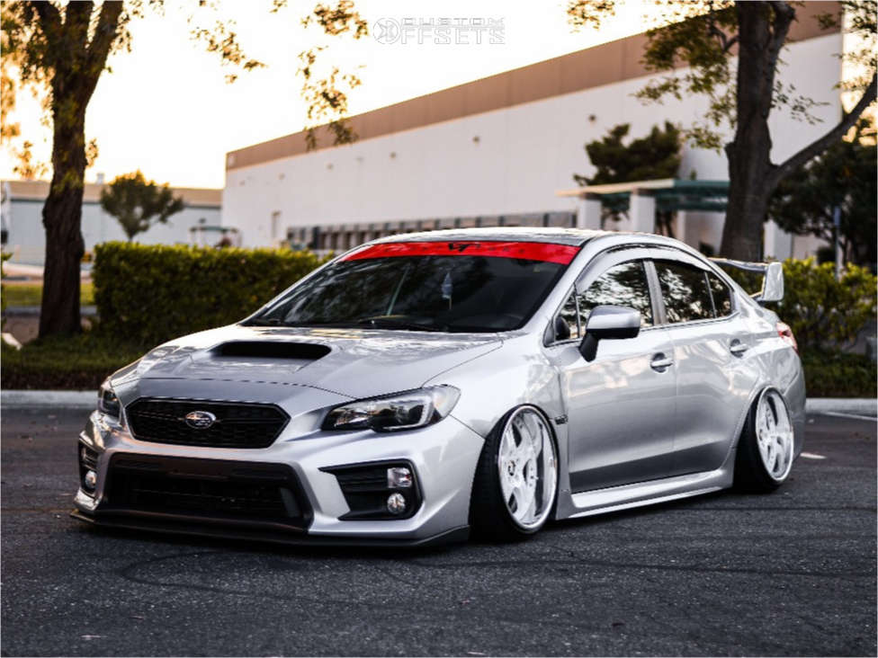 2017 Subaru WRX with 18x10 8 Weds Cerberus and 225/35R18 Accelera