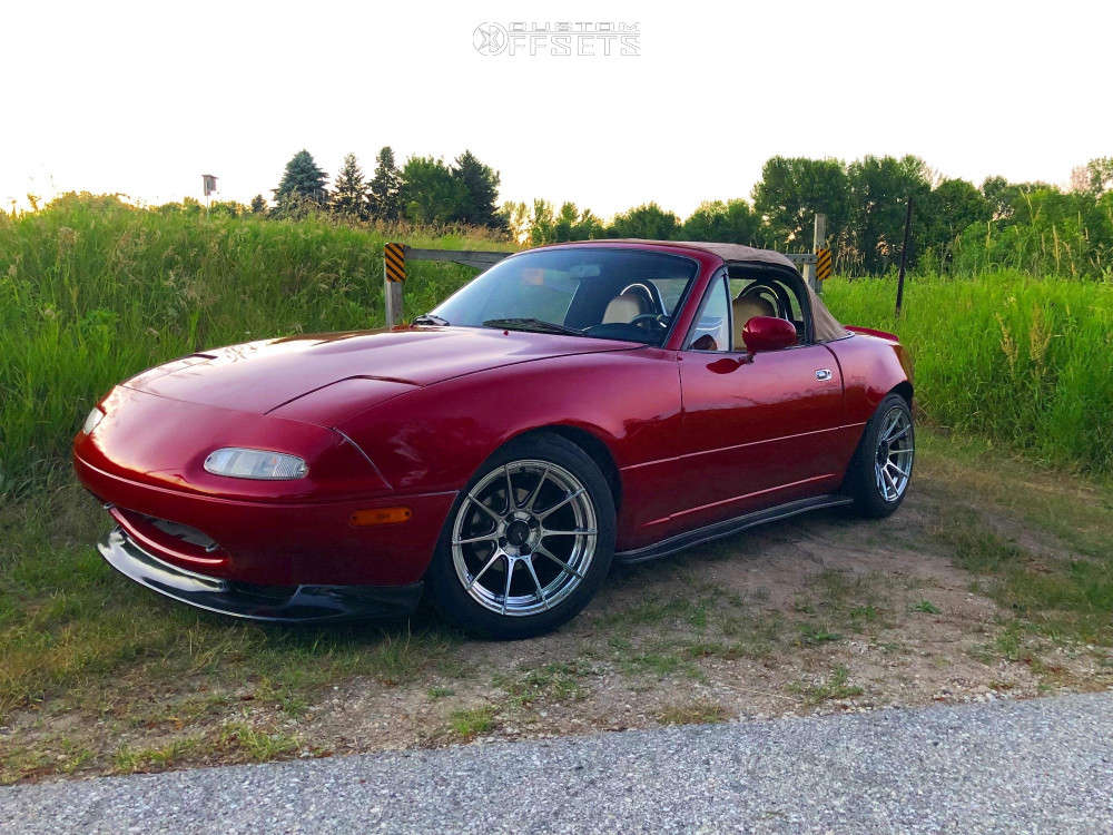 1990 Mazda MX-5 Miata with 15x8.5 20 Advanti Racing Storm S1 and