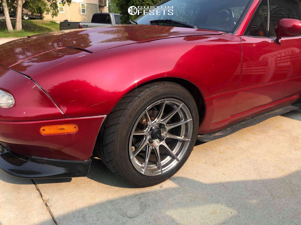 1990 Mazda MX-5 Miata with 15x8.5 20 Advanti Racing Storm S1 and