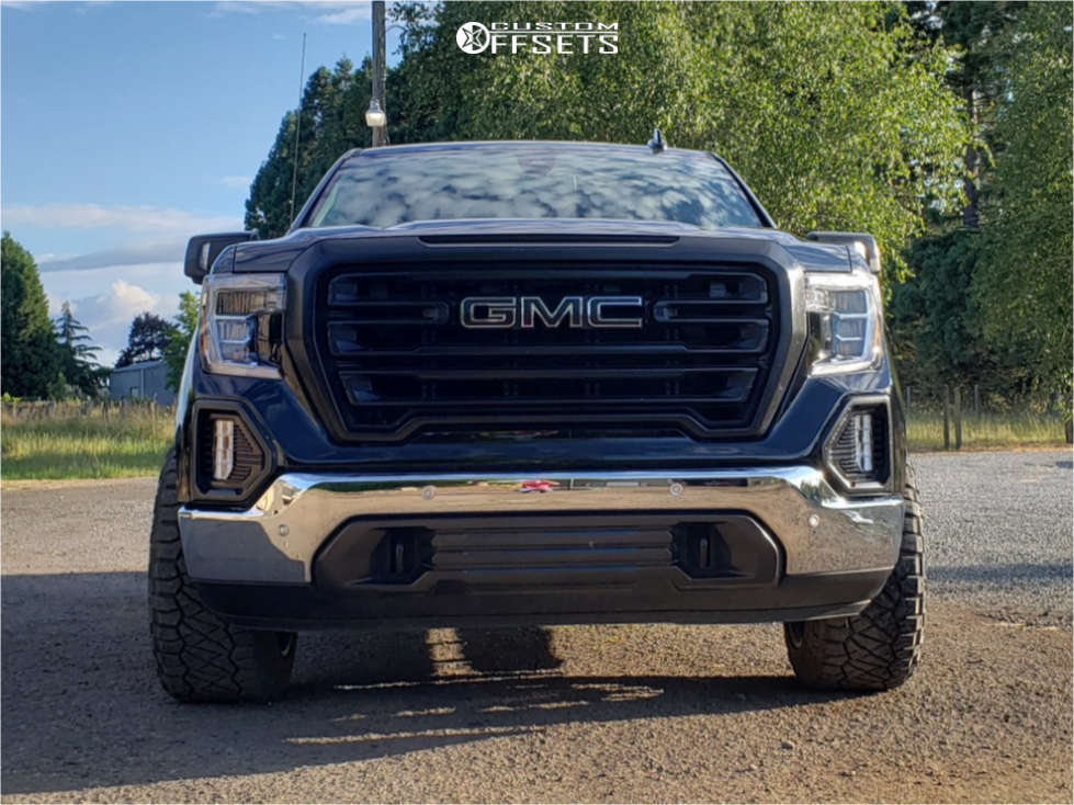 2019 GMC Sierra 1500 with 20x12 44 Motiv Offroad Magnus and 33/12.5R20