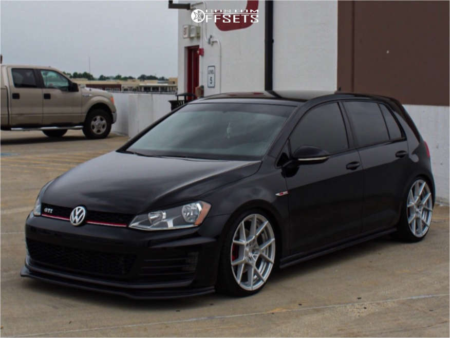 2016 Volkswagen GTI with 19x8.5 45 Rotiform Kps and 215/35R19
