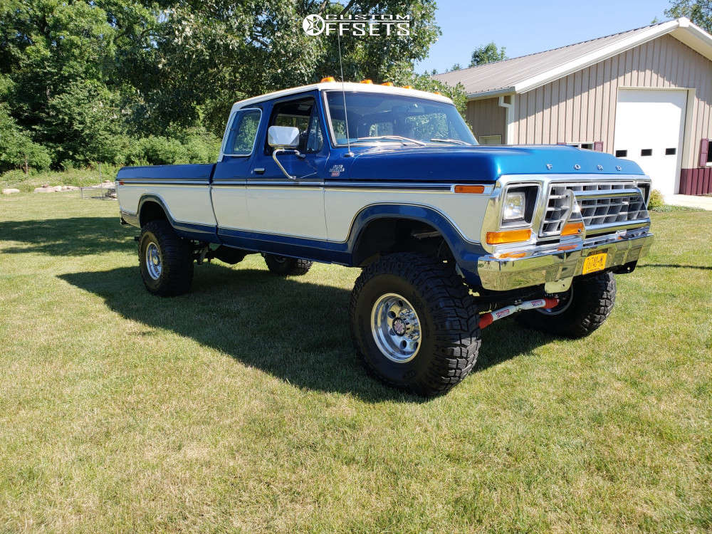 1978 Ford F-250 with 16x10 -24 Axe 16 and 325/80R16 Pro Comp Xterrain ...