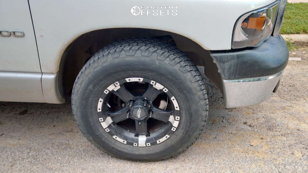 2003 Dodge Ram 1500 with 17x9 18 MB Wheels Chaos and 265/70R17 Goodyear ...