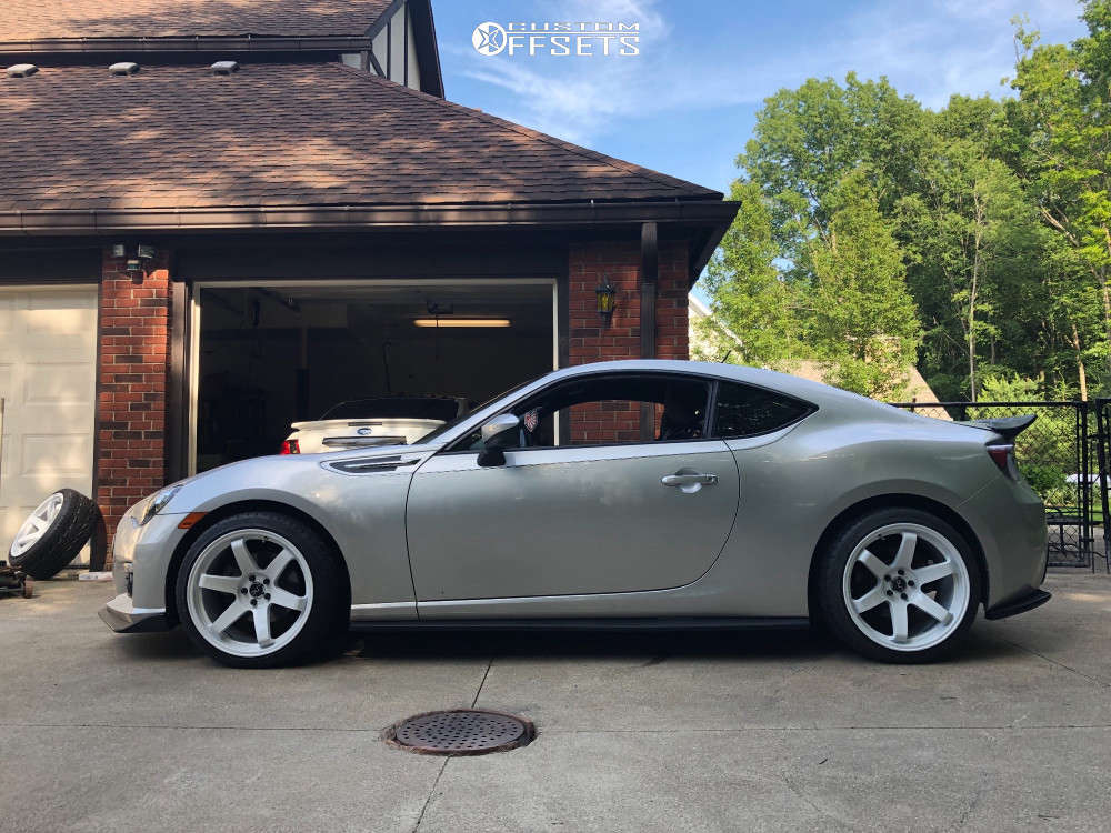 2014 Subaru BRZ with 18x9.5 35 JNC JNC014 and 245/35R18 Toyo Tires