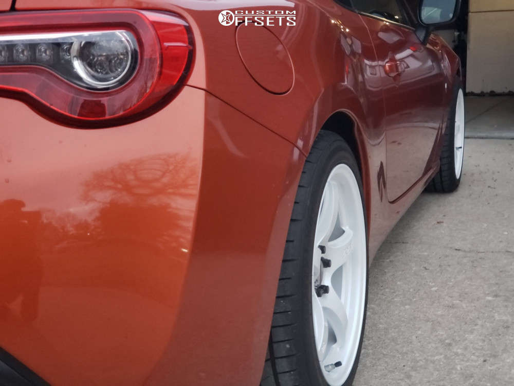 2017 Toyota 86 with 17x8 40 Rays Engineering 57cr and 245/40R17 ...