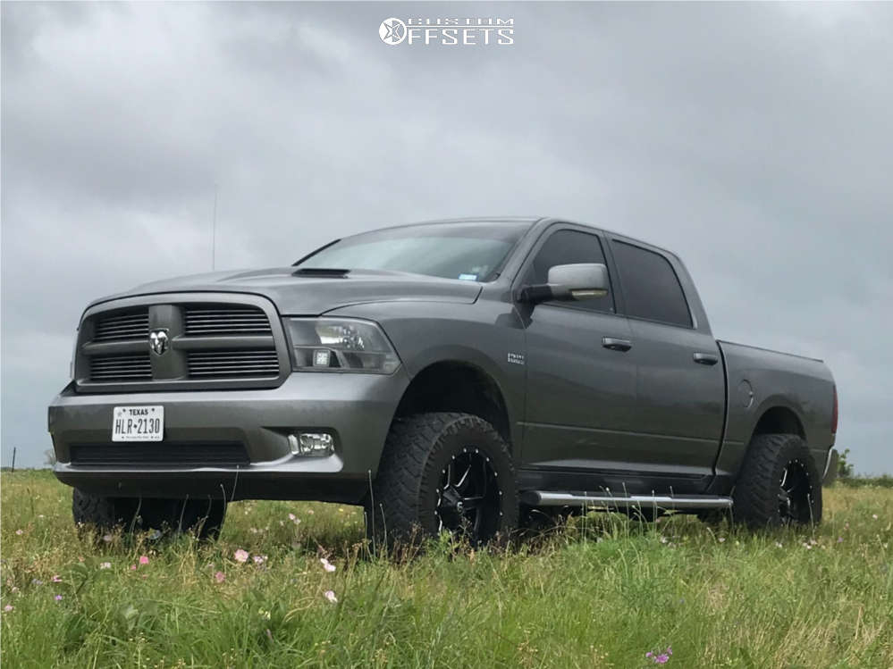 2012 Ram 1500 with 20x10 -24 Fuel Maverick and 295/60R20 Nitto Trail ...