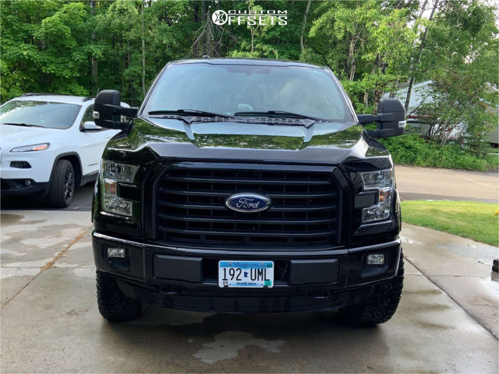 16 Ford F 150 Wheel Offset Slightly Aggressive Leveling Kit Custom Offsets