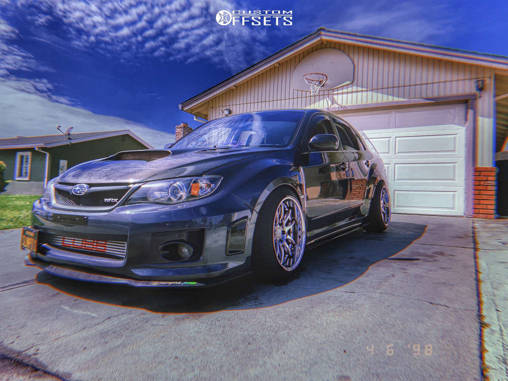 2011 Subaru WRX with 18x10.5 15 Aodhan DS02 and 235/40R18