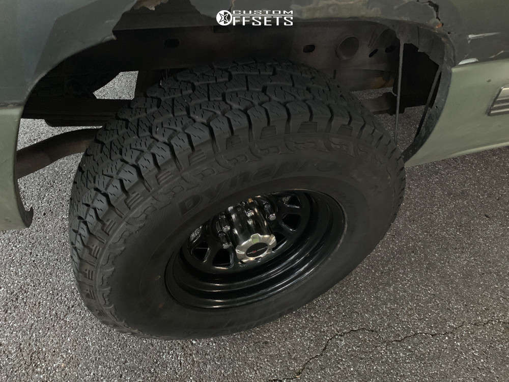 2001 Chevrolet Silverado 1500 with 16x8 -12 Vision D Window and 265 ...