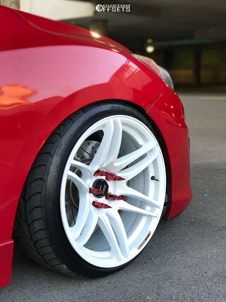 2012 Mazda MazdaSpeed3 with 18x9.5 15 Cosmis Racing Mrii and 215