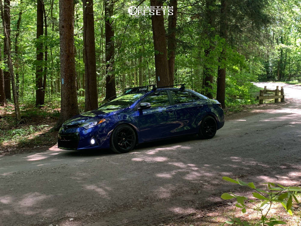 2014 Toyota Corolla with 17x9.75 20 XXR 527 and 215/45R17 Nexen
