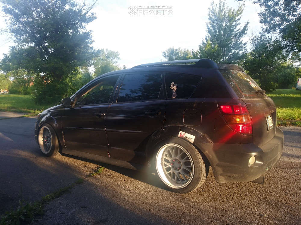 2004 Pontiac Vibe with 17x9 30 STR 514 and 215/45R17 Nexen Nfera Su1 ...