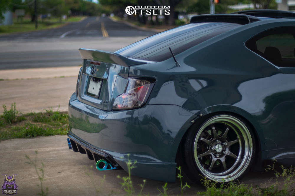 Scion Tc Racing 2012 Scion TC with 18x10.5 22 Circuit Performance Cp25 and 225/40R18 ...