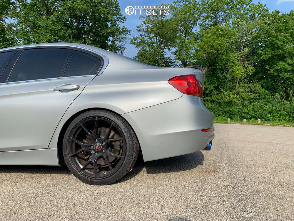 2013 BMW 335i XDrive with 19x8.5 35 Curva C42 and 245/35R19 Continental ...