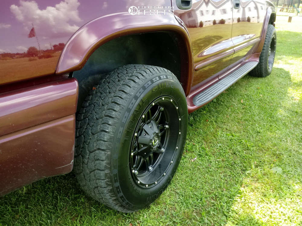 2002 Dodge Durango with 17x9 -12 Fuel Hostage and 245/65R17 Trail Guide ...