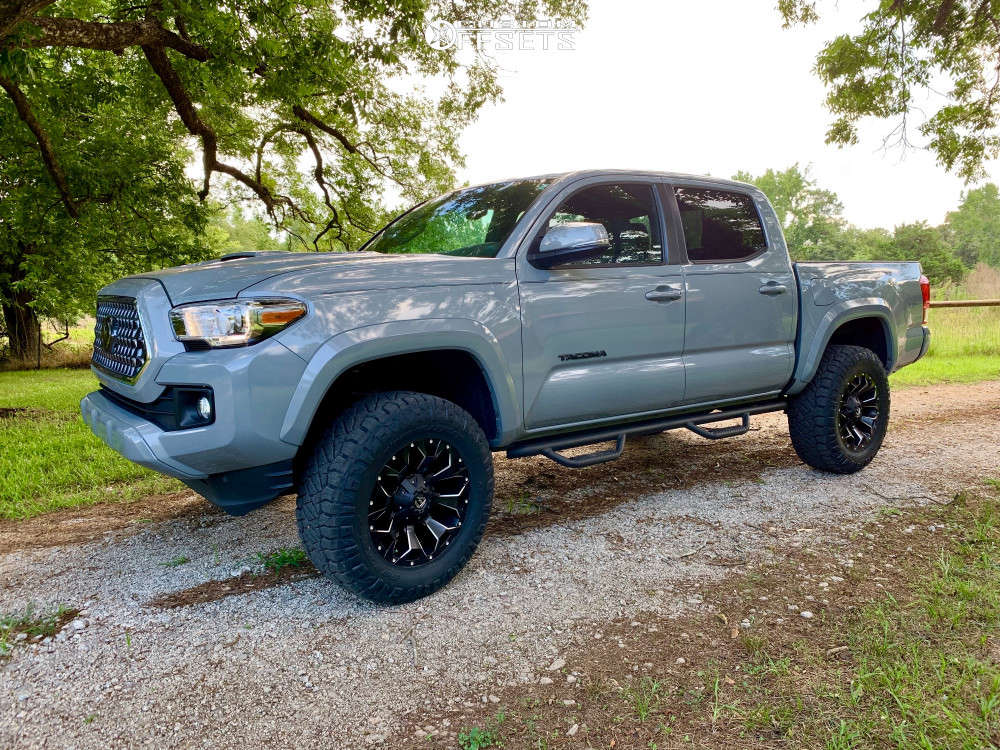 2018 Toyota with 18x9 1 Fuel Assault and 285/65R18 Nitto Ridge