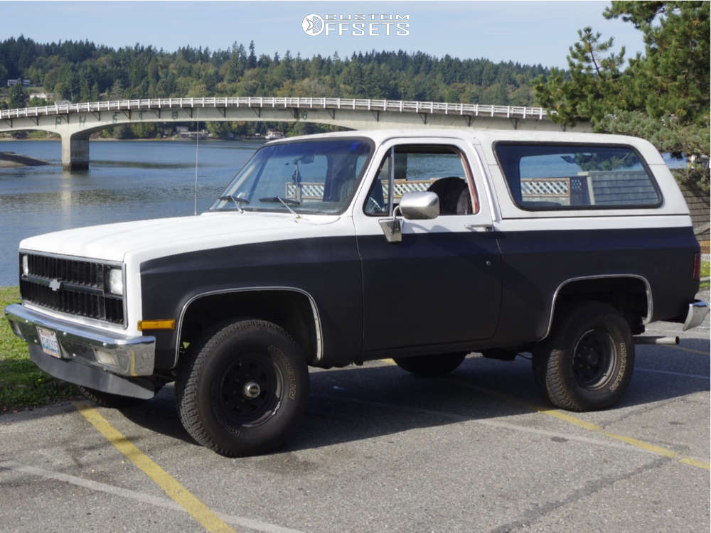 1982 Chevrolet K5 Blazer Wheel Offset Tucked Stock 736962 Custom