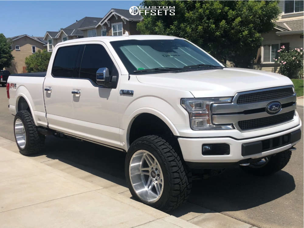 2019 Ford F-150 with 22x12 -44 Axe Offroad Ax2.3 and 35/12.5