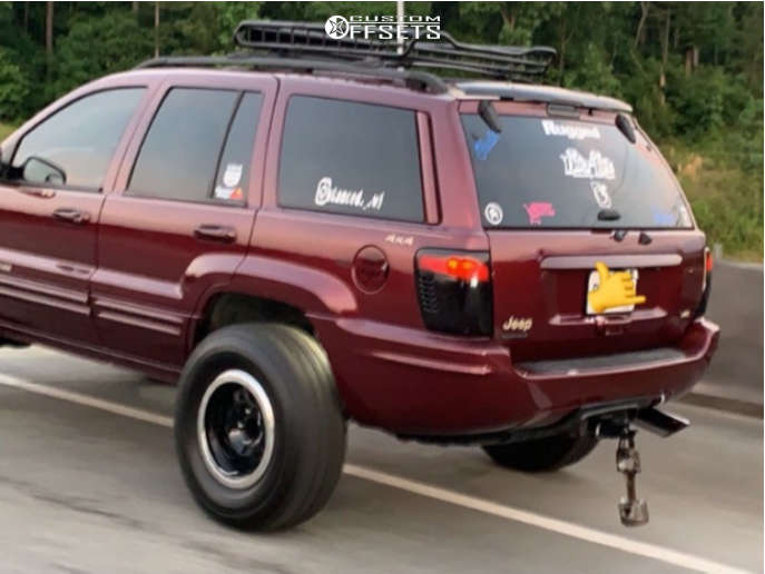 1999 Jeep Grand Cherokee with 16x8 0 Vision Manx and 265/75R16 ...
