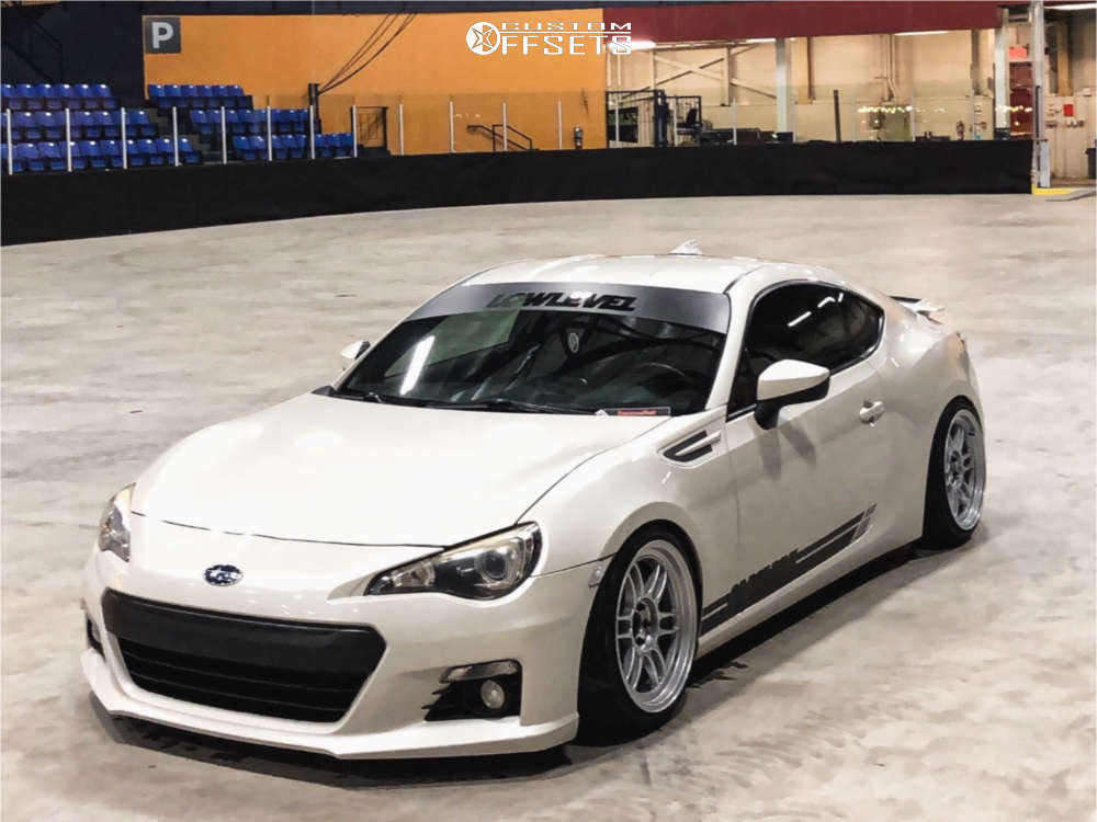 2013 Subaru BRZ with 17x9 32 Enkei RPF1 and 215/40R17 Yokohama