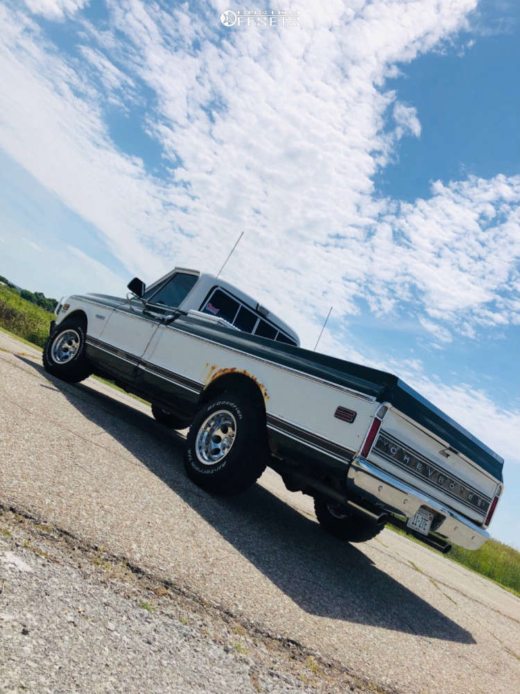 1972 Chevrolet C10 with 15x10 -48 Pacer Lt and 31/10.5R15 BFGoodrich ...